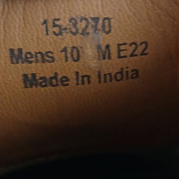 Johnston & Murphy Size 10 Henrick Wingtip Lace-up Shoe- Tan 15-3270 NEW - Picture 8 of 9